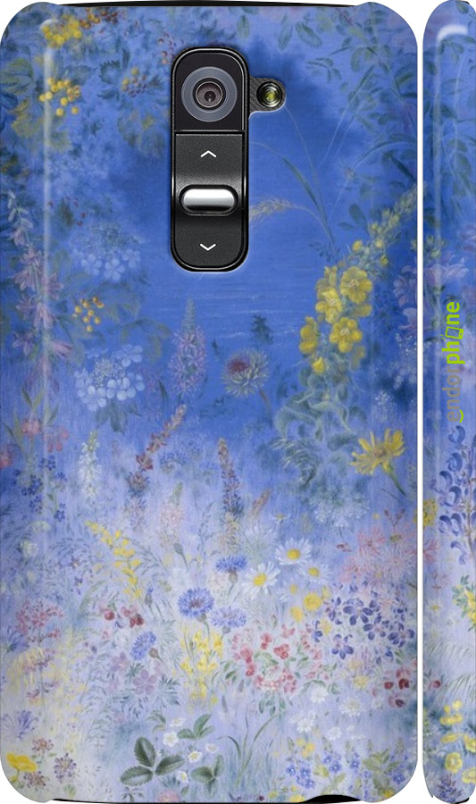 3D пластиковый матовый чехол Билокур для LG G2 - 5908m-37 изображение 
