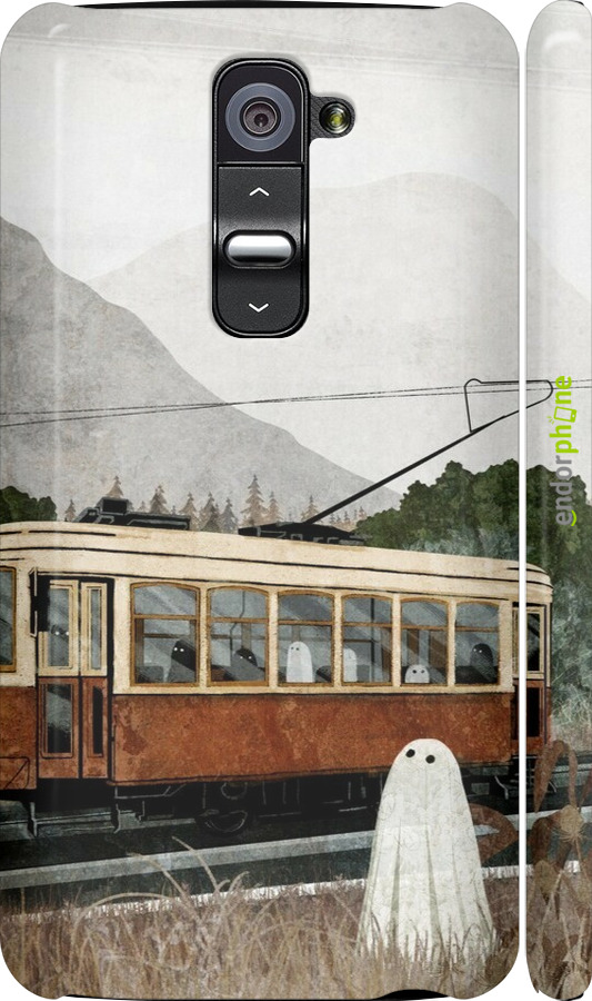 3D пластиковый глянцевый чехол Призрак 2 для LG G2 - 6247c-37 изображение 