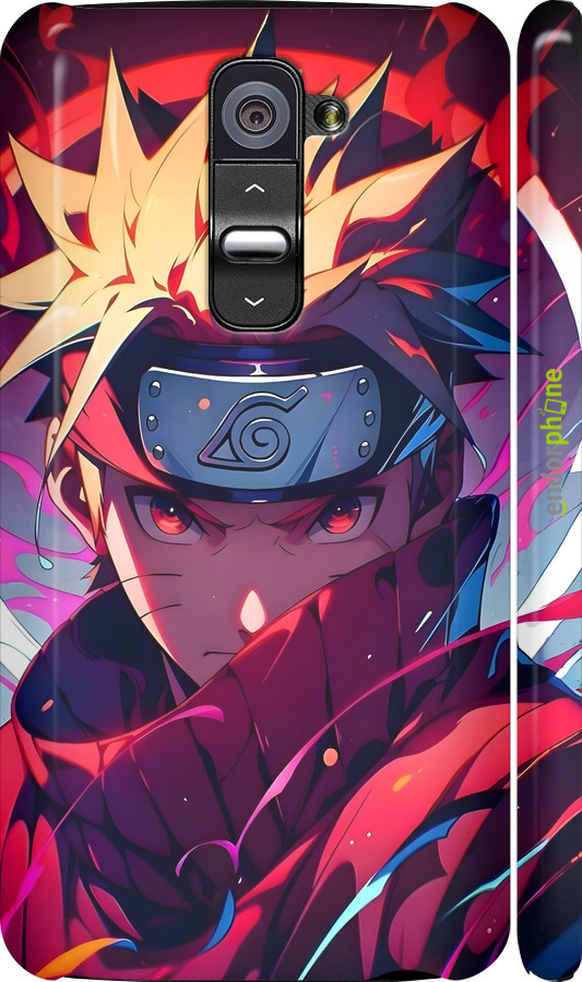 3D пластиковый глянцевый чехол Наруто для LG G2 - 6274c-37 изображение 
