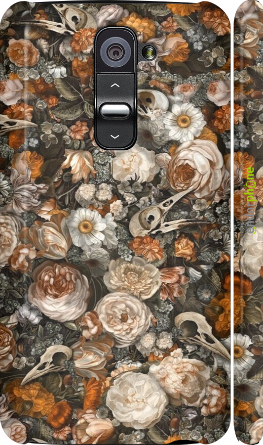 3D пластиковий глянцевий чехол У стилі бароко-похмурий для LG G2 - 6404c-37 изображение 