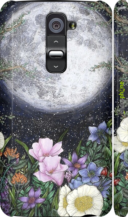 3D пластиковий глянцевий чехол Північ у саду II для LG G2 - 6424c-37 изображение 