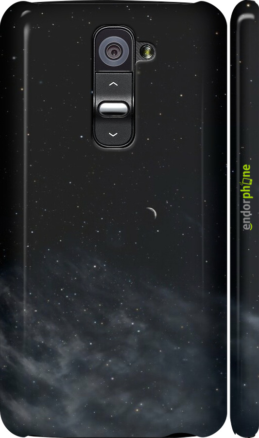 3D пластиковий глянцевий чехол Нічне небо для LG G2 - 6451c-37 изображение 