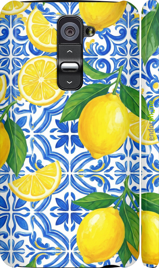 3D пластиковый глянцевый чехол Grocery Girl Italian Summer для LG G2 - 6766c-37 изображение 