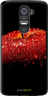 Силиконовый чехол Яблоко для LG G2 - 6022u-37 изображение 