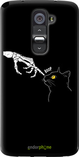 Силіконовий чехол Кішка для LG G2 - 6505u-37 изображение 