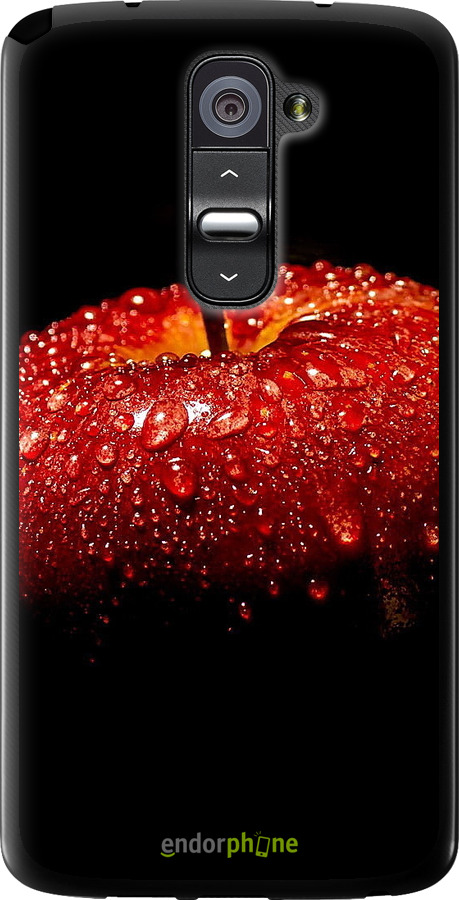 Силиконовый чехол Яблоко для LG G2 - 6022u-37 изображение 