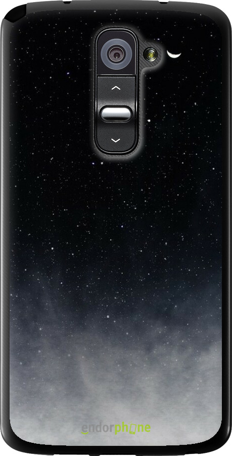 Силиконовый чехол Сині хмари, Синій місяць для LG G2 - 6396u-37 изображение 