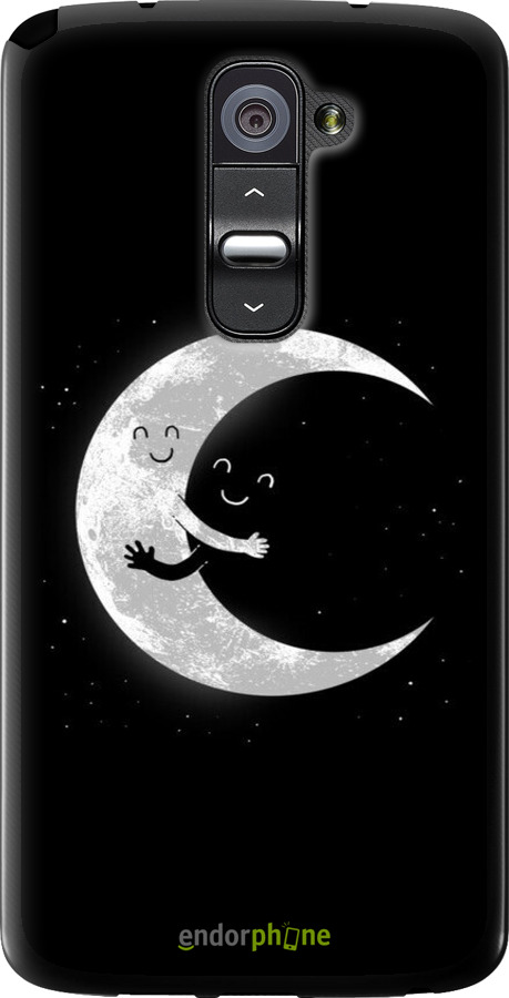 Силиконовый чехол Лунные объятия для LG G2 - 6508u-37 изображение 