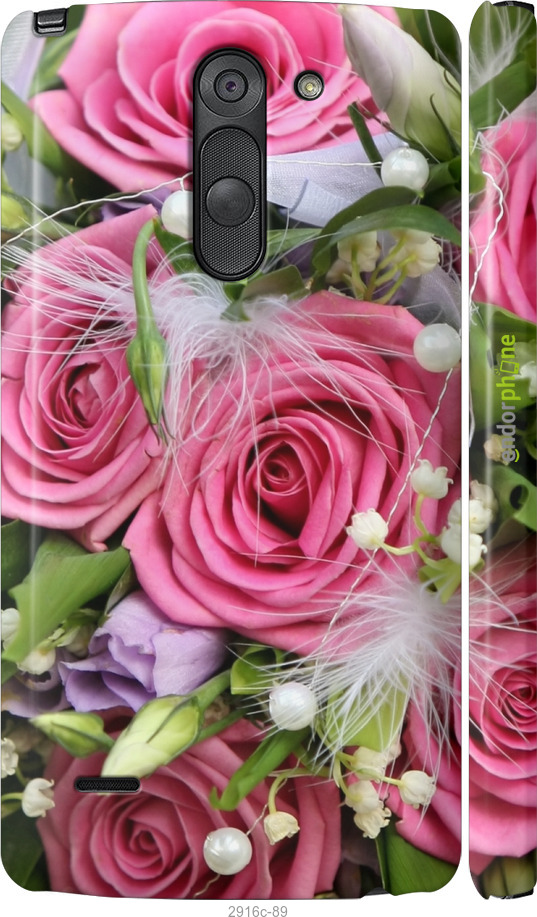 

3D пластиковий матовий чохол "Ніжність" для LG G3 Stylus D690, Рожевий