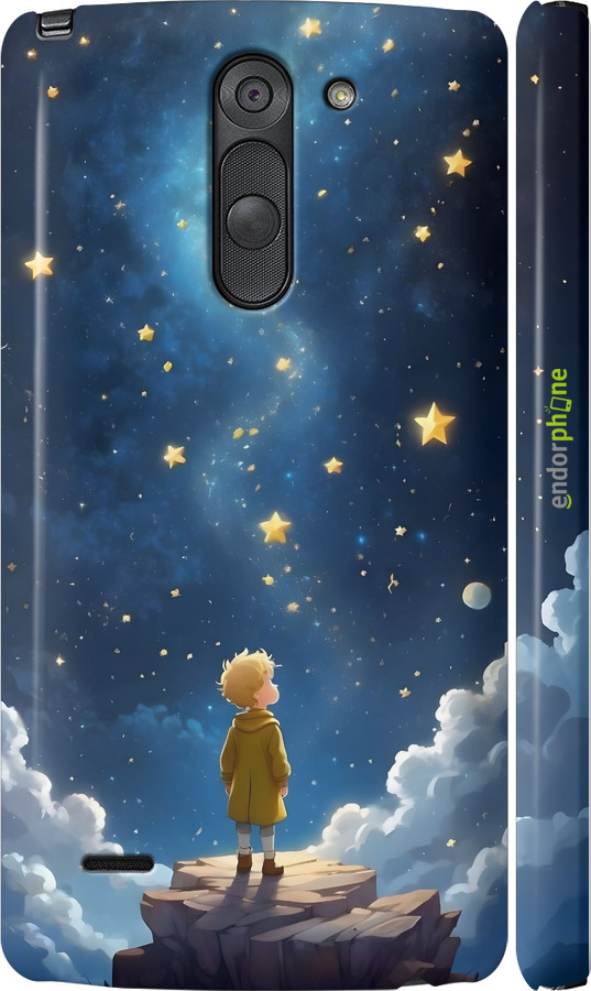 3D пластиковый матовый чехол Маленький принц для LG G3 Stylus D690 - 6326m-89 изображение 