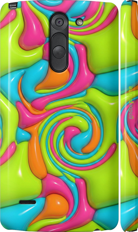 3D пластиковий матовий чехол Y2K Jelly Dream для LG G3 Stylus D690 - 6780m-89 изображение 