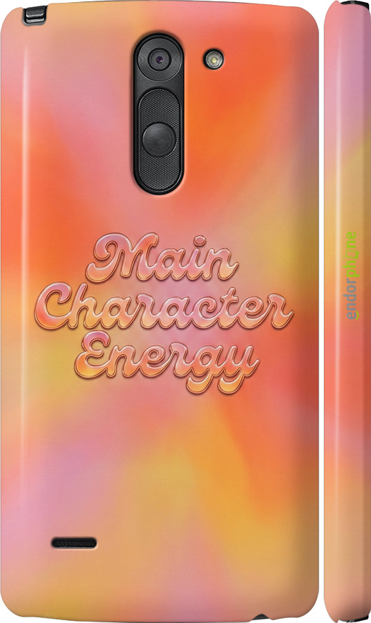 3D пластиковий матовий чехол Aura Gradient Main Character Energy Aesthetic Y2K для LG G3 Stylus D690 - 6783m-89 изображение 