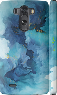 3D пластиковий глянцевий чехол Акварель для LG G3 dual D856 - 6320c-56 изображение 