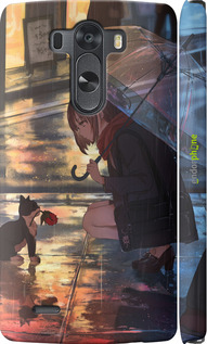 3D пластиковий матовий чехол Anime для LG G3 D855 - 6609m-47 изображение 