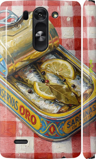 3D пластиковый матовый чехол Vintage Sardine Tin Phone для LG G3s D724 - 6772m-93 изображение 