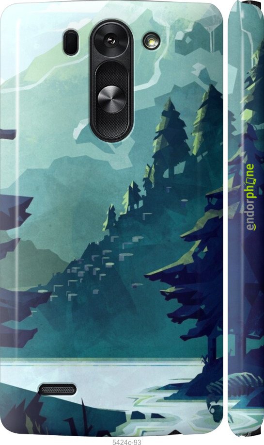 3D пластиковый матовый чехол № 5424 для LG G3s D724 - 5424m-93 изображение 