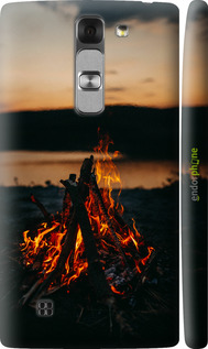 3D пластиковый глянцевый чехол Огонь для LG G4c H522y - 6021c-389 изображение 