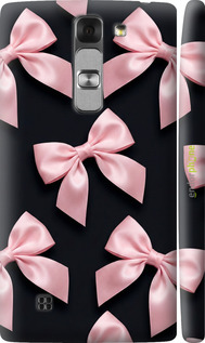 3D пластиковий глянцевий чехол Coquette Ribbons Dark Coquette для LG G4c H522y - 6767c-389 изображение 