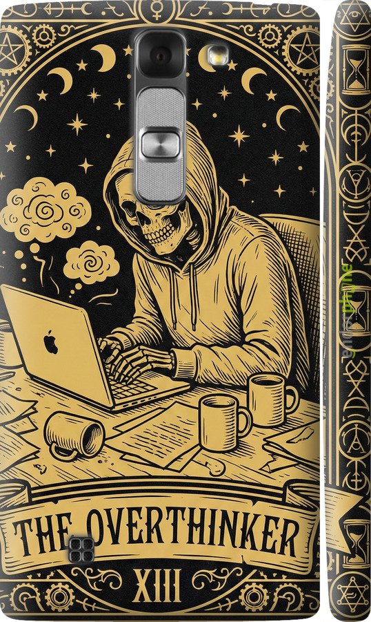 3D пластиковый глянцевый чехол The Overthinker для LG G4c H522y - 6774c-389 изображение 