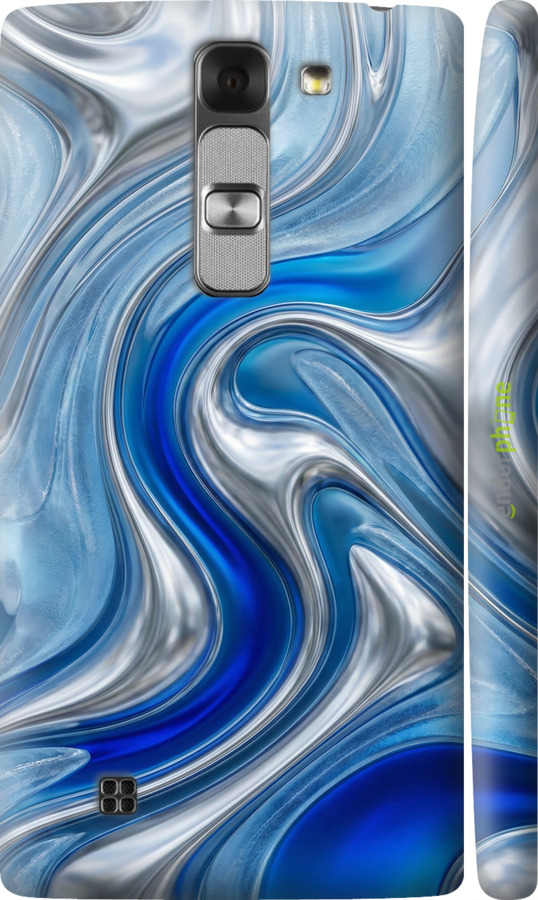 3D пластиковый глянцевый чехол Liquid Chrome для LG G4c H522y - 6781c-389 изображение 