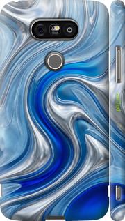 3D пластиковый матовый чехол Liquid Chrome для LG G5 H860 - 6781m-348 изображение 