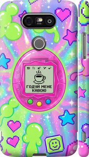 3D пластиковый матовый чехол Y2K Aesthetic Retro Pet: Годуй мене кавою для LG G5 H860 - 6784m-348 изображение 