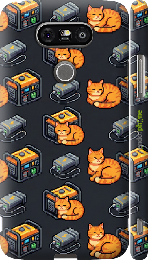 3D пластиковий матовий чехол Autonomous Zone для LG G5 H860 - 6771m-348 изображение 