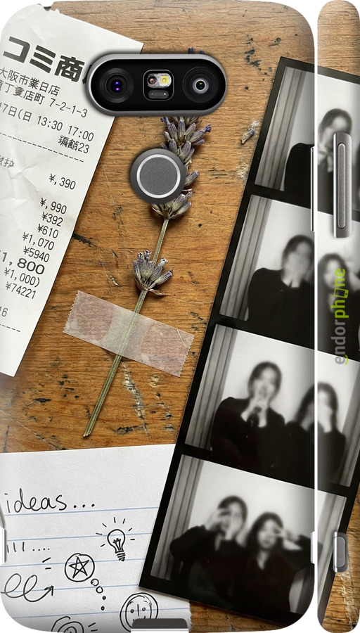 3D пластиковий матовий чехол Aesthetic Scrapbook Collage для LG G5 H860 - 6773m-348 изображение 