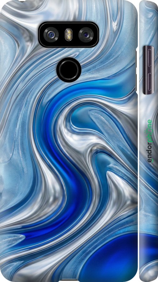 3D пластиковий матовий чехол Liquid Chrome для LG G6 - 6781m-836 изображение 