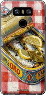 Силиконовый чехол Vintage Sardine Tin Phone для LG G6 - 6772u-836 изображение 