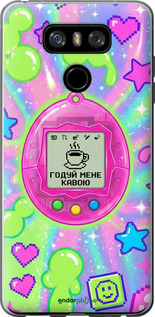 Силиконовый чехол Y2K Aesthetic Retro Pet: Годуй мене кавою для LG G6 - 6784u-836 изображение 