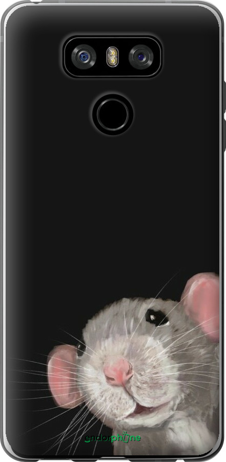 Силіконовий чехол The Peeking Rat для LG G6 - 6442u-836 изображение 