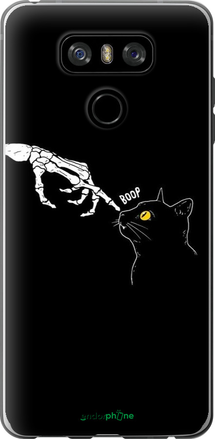 Силіконовий чехол Кішка для LG G6 - 6505u-836 изображение 