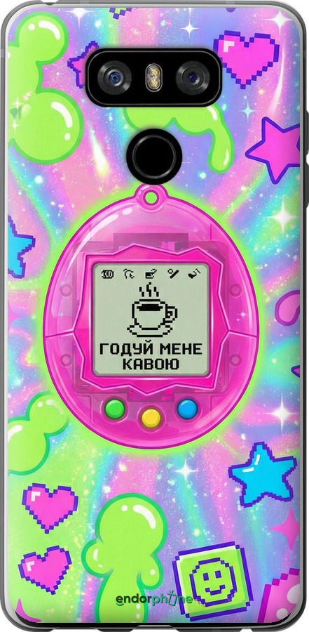 Силиконовый чехол Y2K Aesthetic Retro Pet: Годуй мене кавою для LG G6 - 6784u-836 изображение 