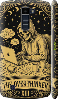 3D пластиковый матовый чехол The Overthinker для LG K10 / K410 - 6774m-349 изображение 