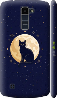 3D пластиковый матовый чехол 'Cute Cat Celestial/Witchy' для LG K10 / K410 изображение 3