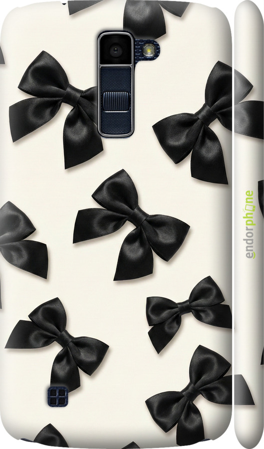 3D пластиковий матовий чехол Dark Coquette для LG K10 / K410 - 6765m-349 изображение 