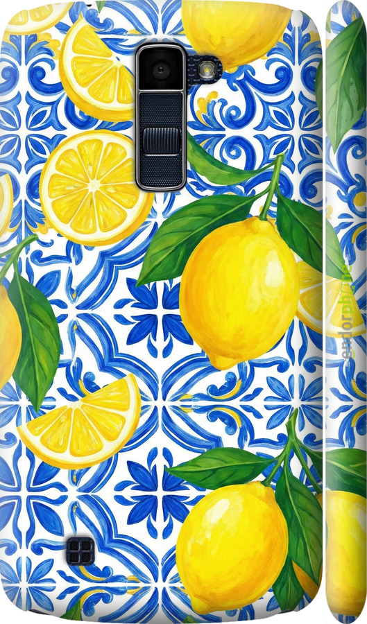 3D пластиковый матовый чехол Grocery Girl Italian Summer для LG K10 / K410 - 6766m-349 изображение 