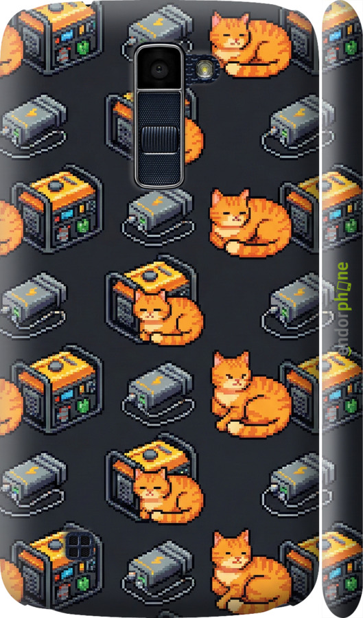 3D пластиковый матовый чехол Autonomous Zone для LG K10 / K410 - 6771m-349 изображение 