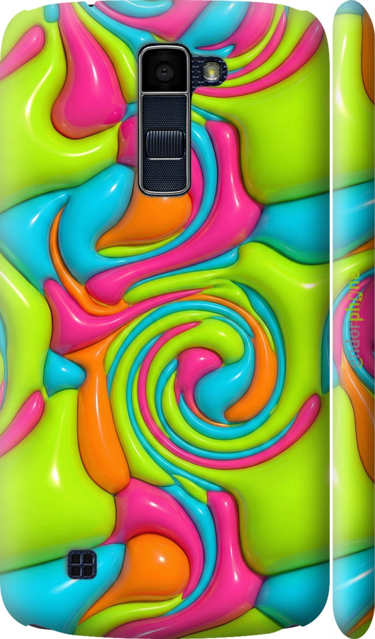 3D пластиковий матовий чехол Y2K Jelly Dream для LG K10 / K410 - 6780m-349 изображение 