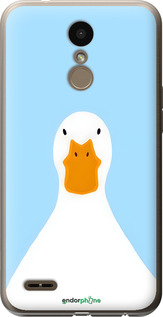 Силіконовий чехол Гусак для LG K10 2018 - 6350u-1382 изображение 