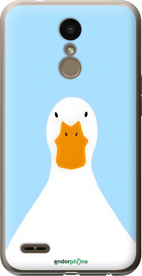 Силіконовий чехол Гусак для LG K10 2018 - 6350u-1382 изображение 