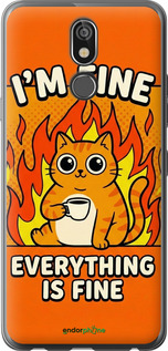 Силіконовий чехол Funny Cat для LG K40 - 6786u-1681 изображение 