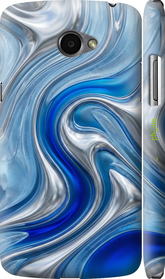 3D пластиковый матовый чехол Liquid Chrome для LG K5 X220 - 6781m-457 изображение 