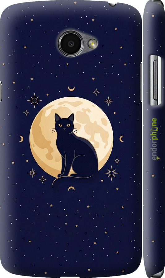 3D пластиковый глянцевый чехол Cute Cat Celestial/Witchy для LG K5 X220 - 6787c-457 изображение 