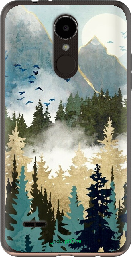 Силіконовий чехол Із зображенням лісового пейзажу для LG K7 2017 X230 - 6548u-1469 изображение 
