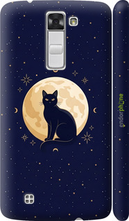 3D пластиковый матовый чехол Cute Cat Celestial/Witchy для LG K8 K350E - 6787m-297 изображение 
