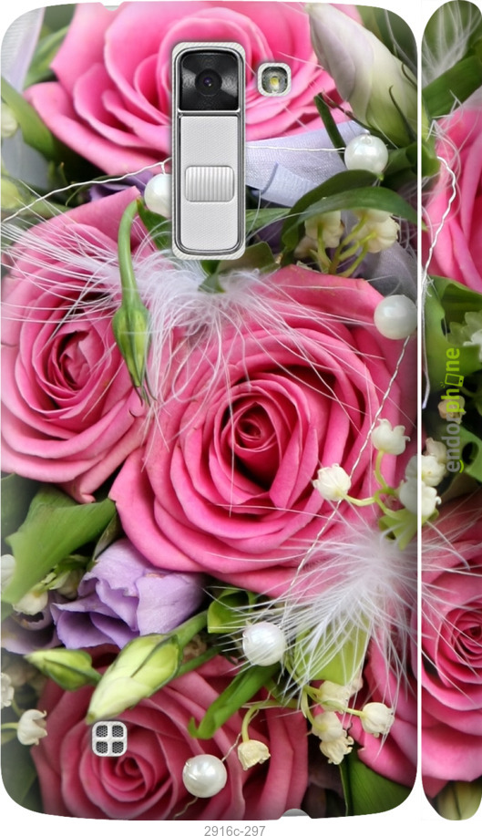 

3D пластиковий матовий чохол "Ніжність" для LG K8 K350E, Рожевий