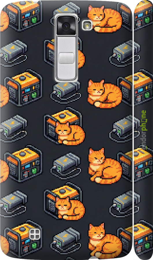 3D пластиковий матовий чехол Autonomous Zone для LG K8 K350E - 6771m-297 изображение 