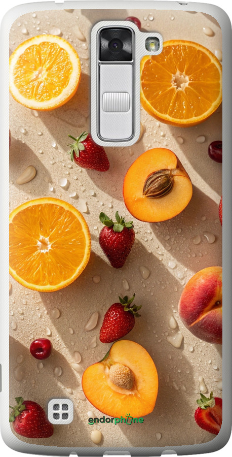 Силіконовий чехол Фрукти 3 для LG K8 K350E - 6703u-297 изображение 